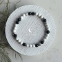 ZODISTONE Yin-Yang Balance Armband (Howlith & Obsidian)