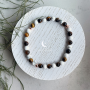 Zodistone Yin-Yang Balance Armband 2 (Howlith & Tigerauge)