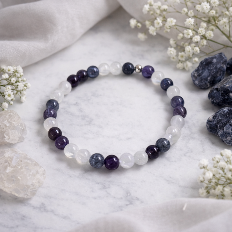Kronenchakra Armband für Verbindung & Bewusstsein | Zodistone