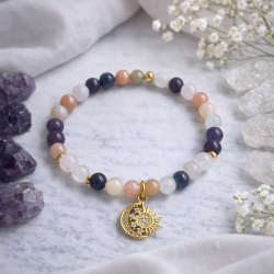 Astrologisches personalisiertes Edelstein Armband Schweiz.  Astrologisch abgestimmtes Chakra Armband.